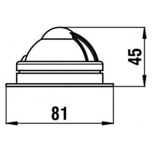 Πυξίδα με θήκη οριζόντιας τοποθέτησης - BC1