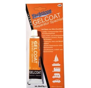 Στόκος Επισκευής Gelcoat Λευκός (Σωληνάριο 70gr)